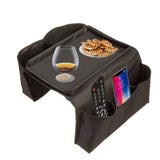 6-Pocket Couch Armrest Caddy – Remote Control & Storage Organizer