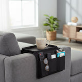 6-Pocket Couch Armrest Caddy – Remote Control & Storage Organizer