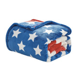Ultra-Soft Cozy Patriotic American Flag Throw Blanket – Micro Plush, 50" x 70"