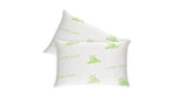 2-Pack: Bamboo Memory Foam Cooling Hypoallergenic Pillows - Back, Stomach, Side Sleeper Firm