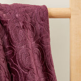 Ultra-Soft Microplush Throw Blanket w/ Embossed Scroll Design – 50" x 60"
