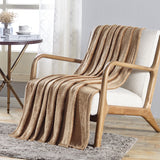 Ultra-Soft Microplush Throw Blanket w/ Embossed Scroll Design – 50" x 60"
