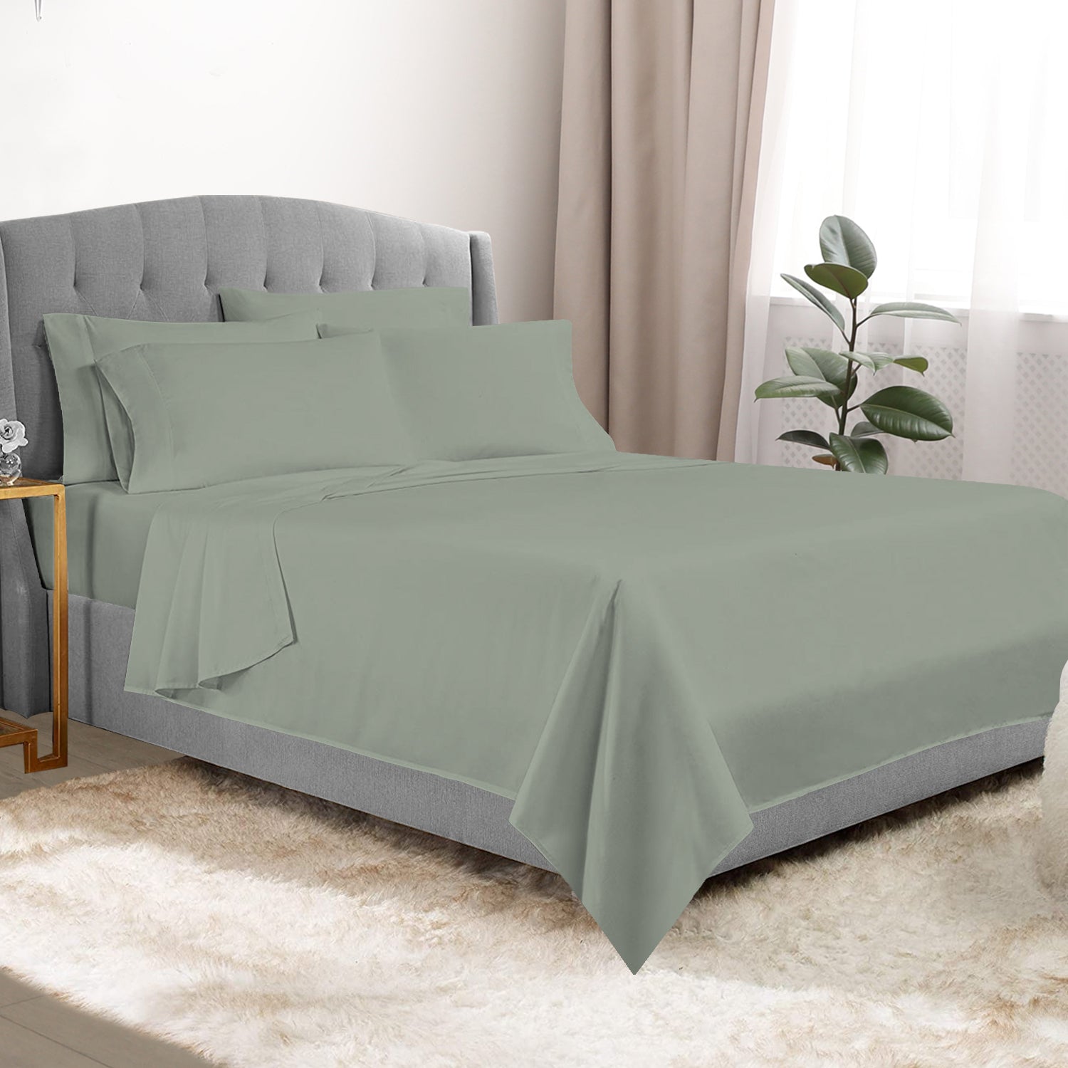 6-Piece Deep Pocket Premium Bed Sheet Set - Summer Colors