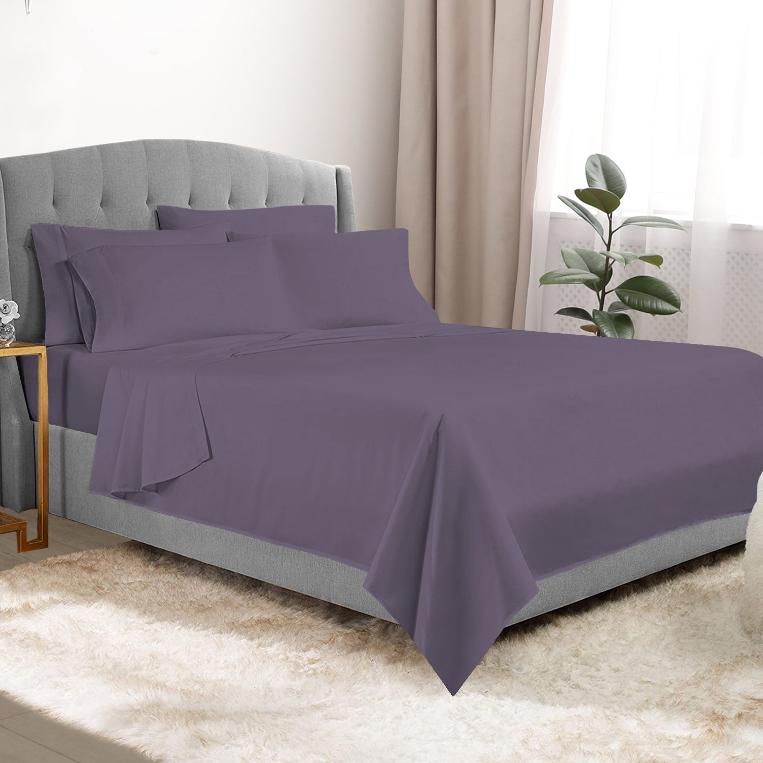 6-Piece Deep Pocket Premium Bed Sheet Set - Summer Colors