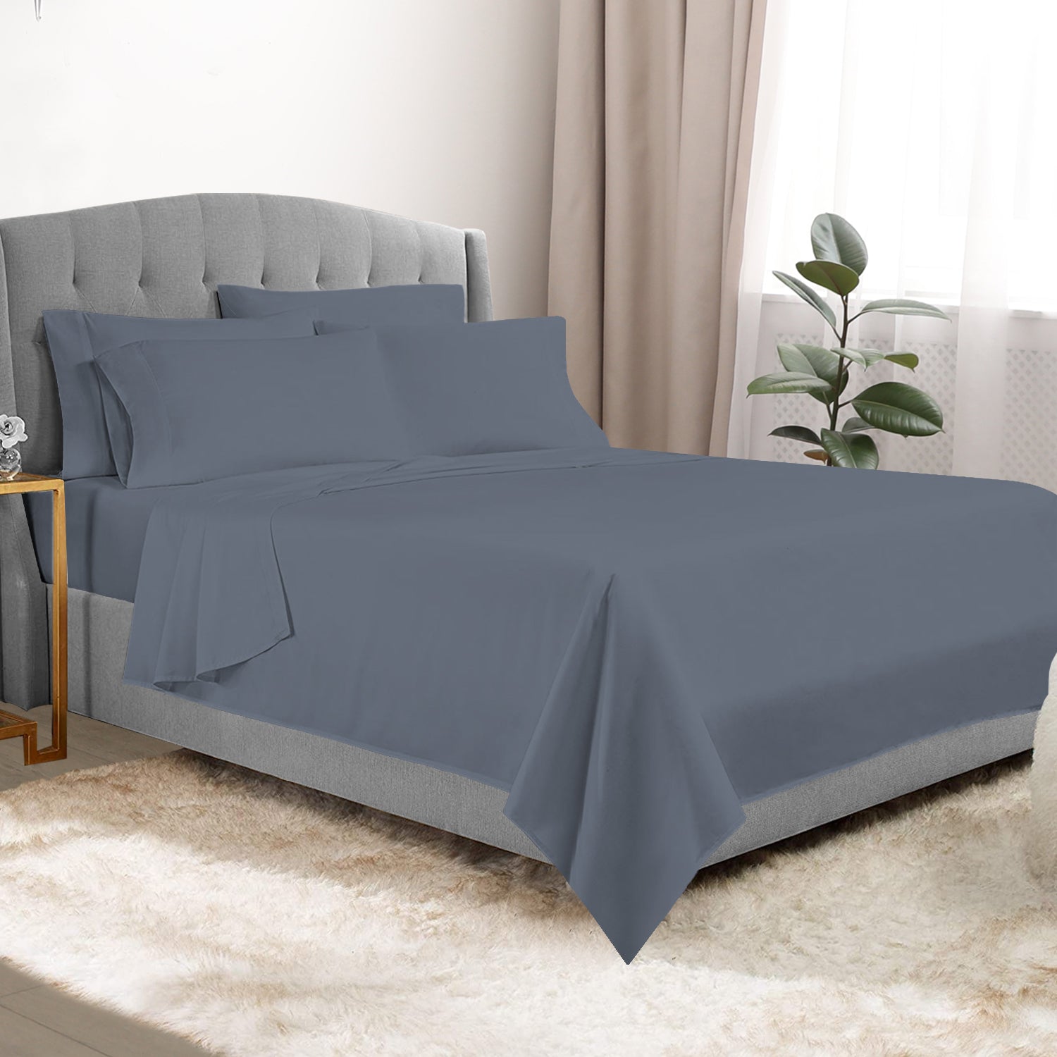 6-Piece Deep Pocket Premium Bed Sheet Set - Summer Colors