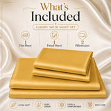 Silky-Soft Satin Sheet Set (4-Piece)