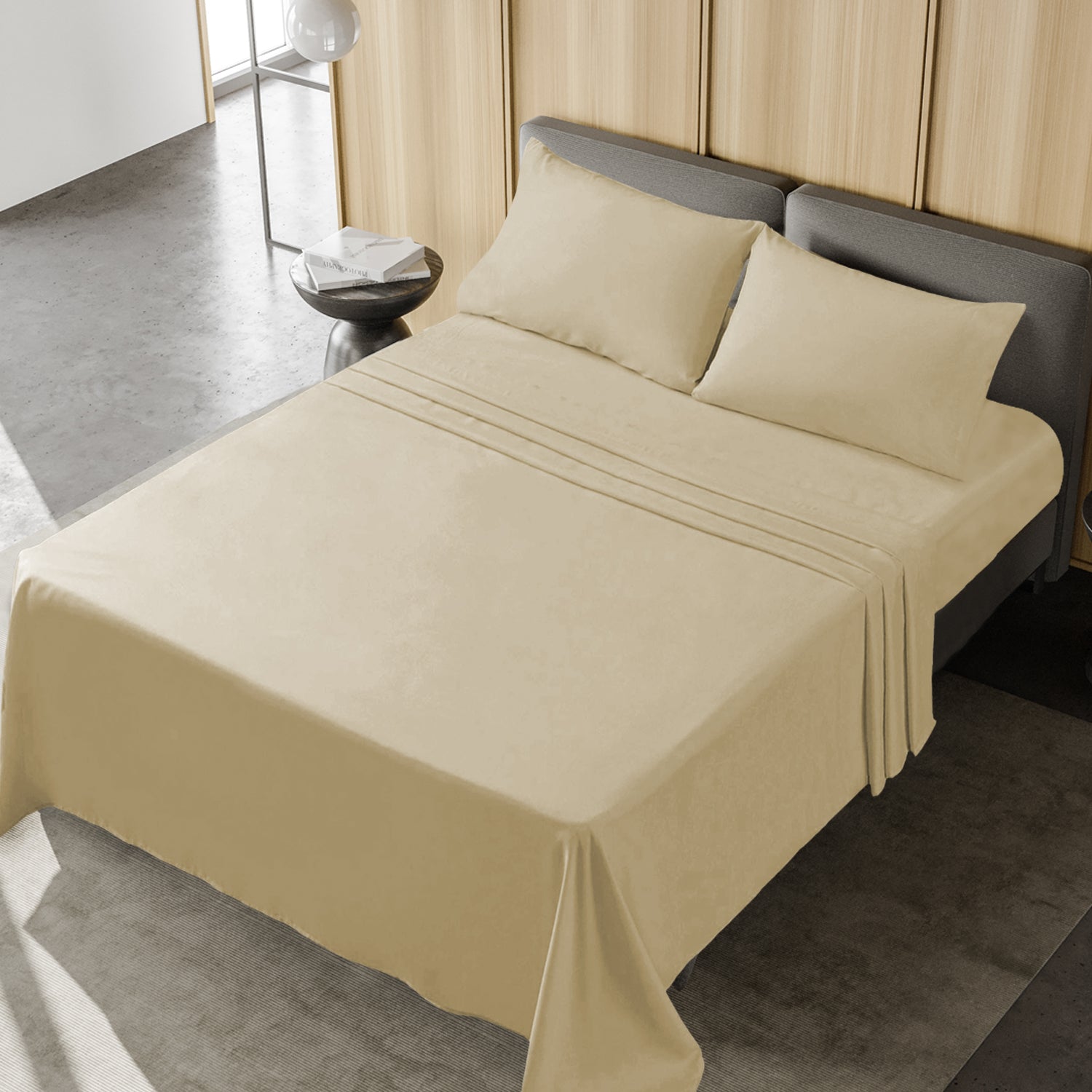 4-Piece Bamboo-Blend Sheet Set for Dreamy Nights