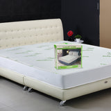 Waterproof Ultra Soft Breathable Bamboo and Terry Cloth Fitted Bed Mattress Cover Leak Protector (80" x 60")