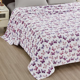 Ultra-Soft All Season Comfort Printed Design Microfiber Bed Blanket