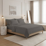 Lightweight Microfiber Bed Sheet Set – 6-Piece Ultra-Soft, Wrinkle-Free Bedding – Deep Pocket Sheets with Pillowcases – Full, Queen, King, California King