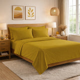 Lightweight Microfiber Bed Sheet Set – 6-Piece Ultra-Soft, Wrinkle-Free Bedding – Deep Pocket Sheets with Pillowcases – Full, Queen, King, California King