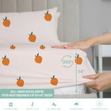 Lightweight Microfiber Bed Sheet Set – 6-Piece Ultra-Soft, Wrinkle-Free Bedding – Deep Pocket Sheets with Pillowcases – Full, Queen, King, California King