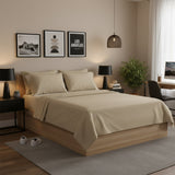 Lightweight Microfiber Bed Sheet Set – 6-Piece Ultra-Soft, Wrinkle-Free Bedding – Deep Pocket Sheets with Pillowcases – Full, Queen, King, California King