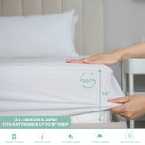Lightweight Microfiber Bed Sheet Set – 6-Piece Ultra-Soft, Wrinkle-Free Bedding – Deep Pocket Sheets with Pillowcases – Full, Queen, King, California King