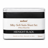 Silky-Soft Satin Sheet Set (4-Piece)