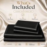 Silky-Soft Satin Sheet Set (4-Piece)
