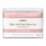 Silky-Soft Satin Sheet Set (4-Piece)