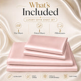 Silky-Soft Satin Sheet Set (4-Piece)