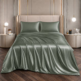 Silky-Soft Satin Sheet Set (4-Piece)