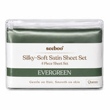 Silky-Soft Satin Sheet Set (4-Piece)