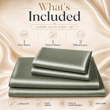 Silky-Soft Satin Sheet Set (4-Piece)