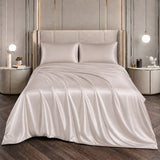 Silky-Soft Satin Sheet Set (4-Piece)