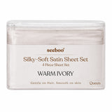 Silky-Soft Satin Sheet Set (4-Piece)