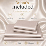 Silky-Soft Satin Sheet Set (4-Piece)