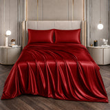 Silky-Soft Satin Sheet Set (4-Piece)