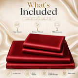 Silky-Soft Satin Sheet Set (4-Piece)