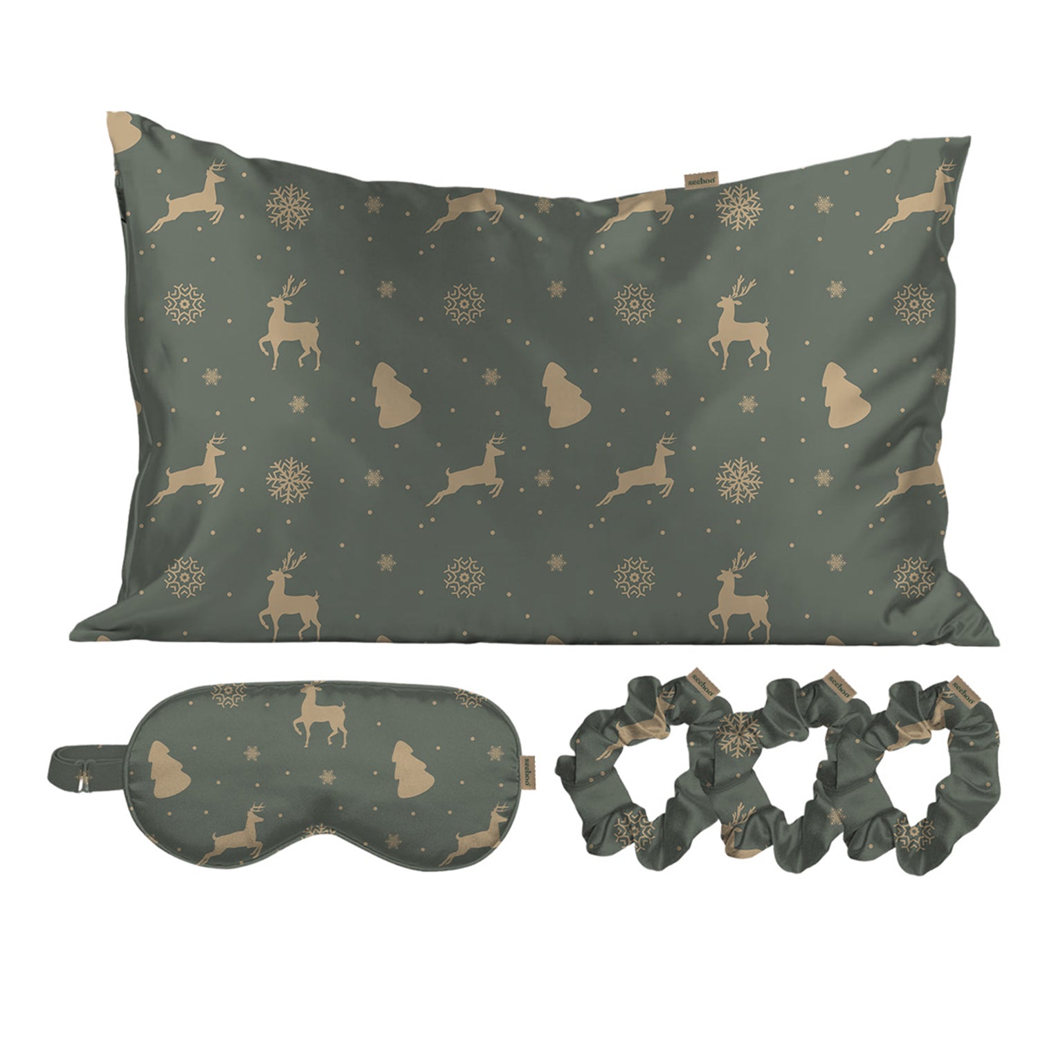 Silky Satin Cozy Comfortable Sleep Set (5-Piece) for Ultimate Relaxation
