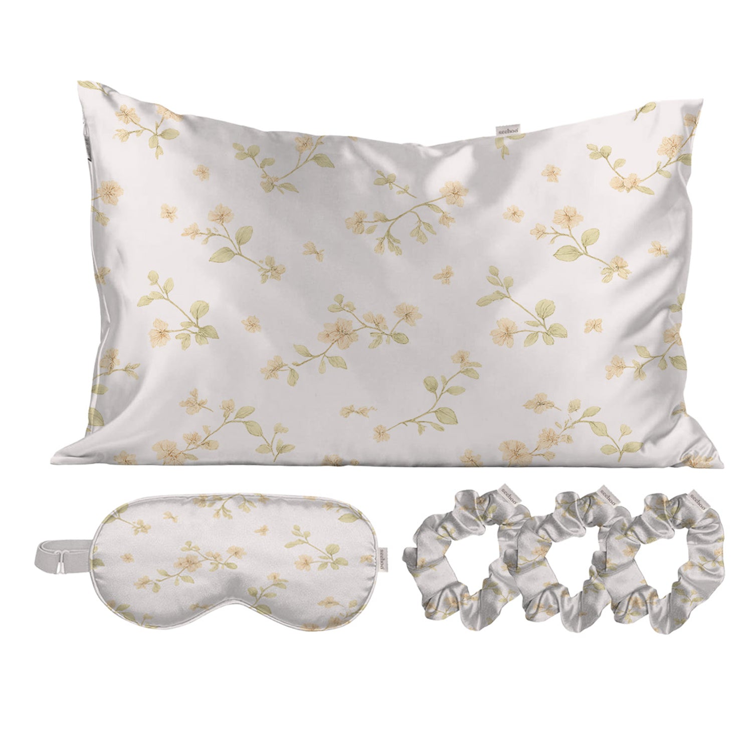Silky Satin Cozy Comfortable Sleep Set (5-Piece) for Ultimate Relaxation