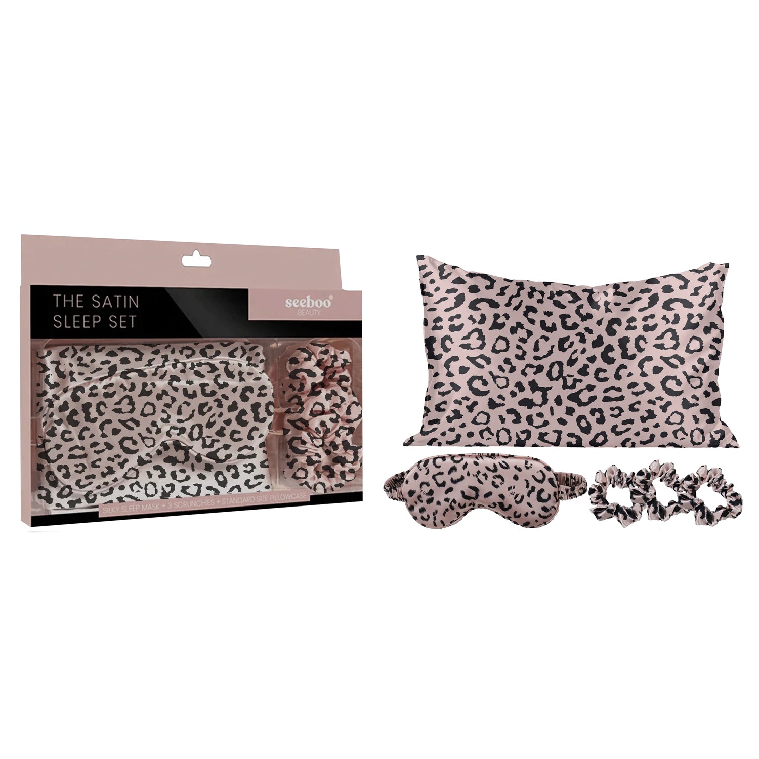 Silky Satin Cozy Comfortable Sleep Set (5-Piece) for Ultimate Relaxation