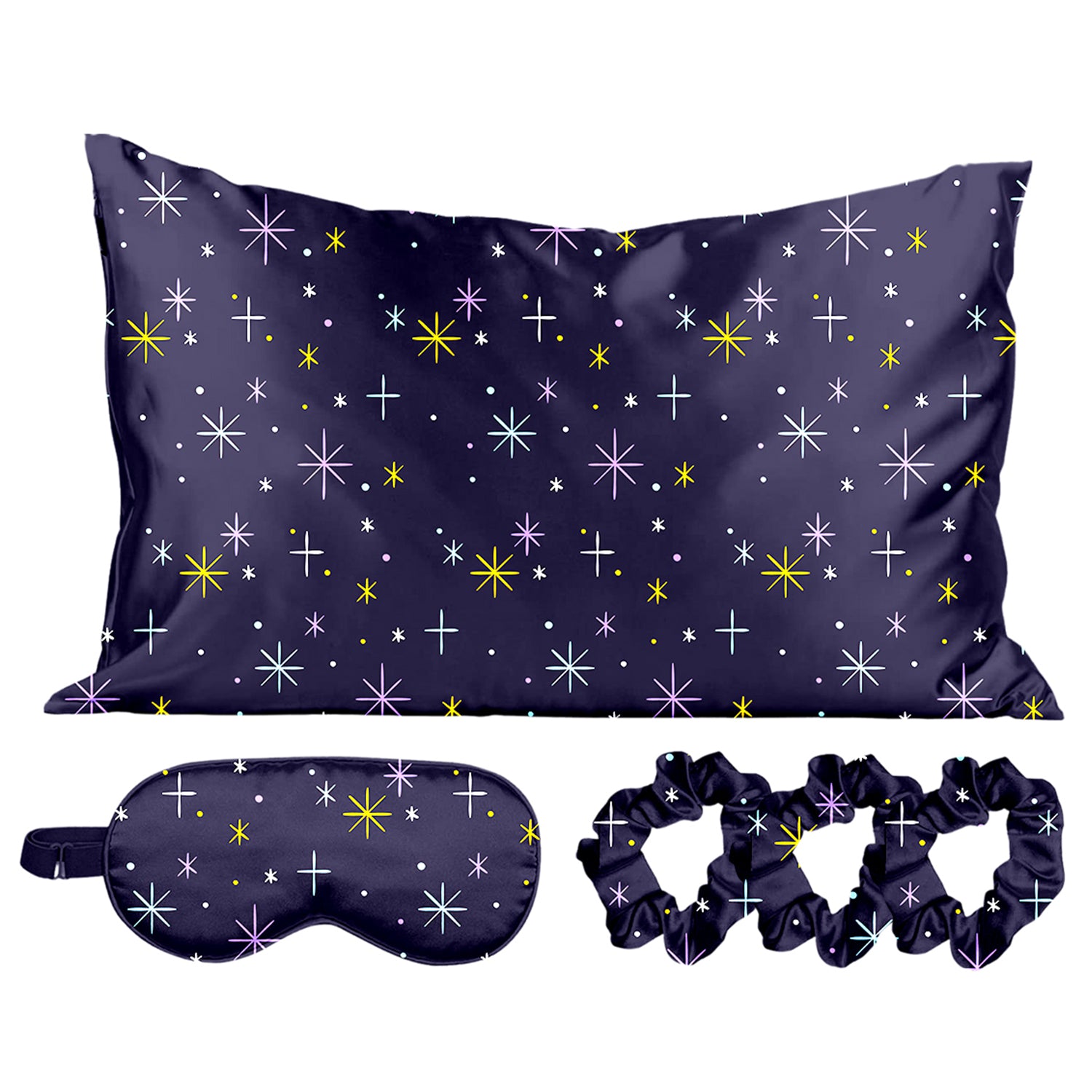 Silky Satin Cozy Comfortable Sleep Set (5-Piece) for Ultimate Relaxation