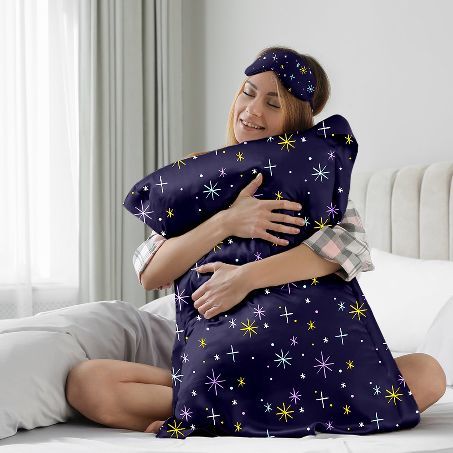 Silky Satin Cozy Comfortable Sleep Set (5-Piece) for Ultimate Relaxation