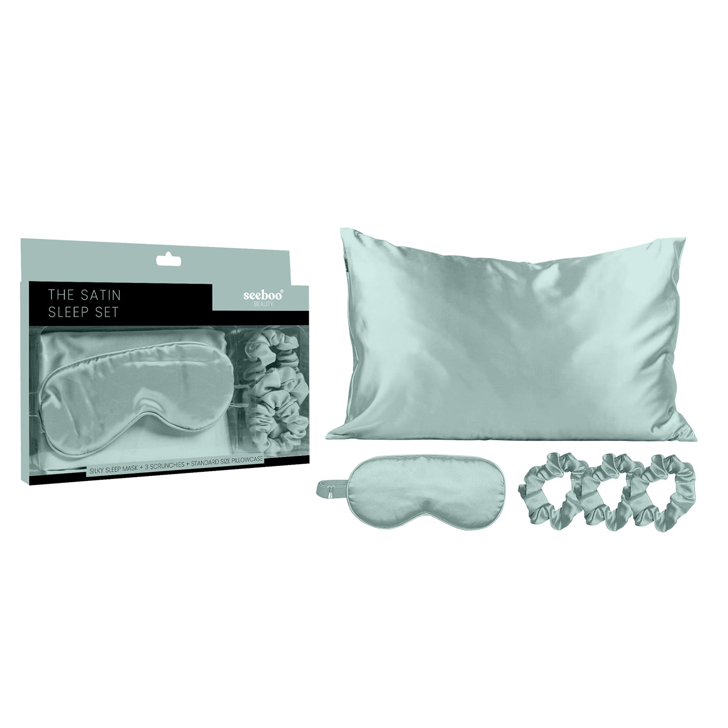 Silky Satin Cozy Comfortable Sleep Set (5-Piece) for Ultimate Relaxation