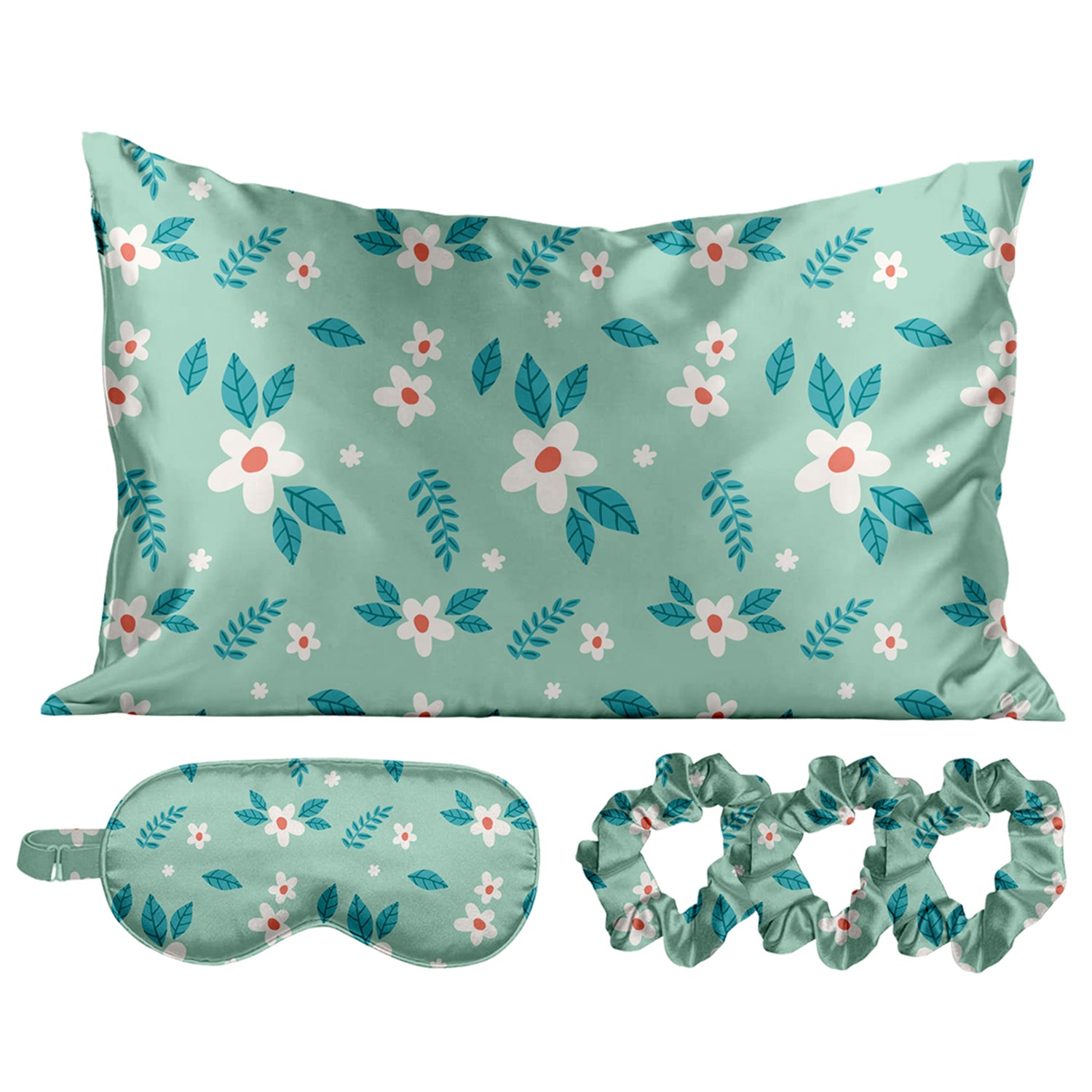 Silky Satin Cozy Comfortable Sleep Set (5-Piece) for Ultimate Relaxation