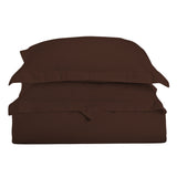 3-Piece: Super Soft Solid Color Duvet Cover with Pillowcases - Queen Size