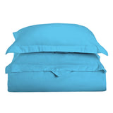 3-Piece: Super Soft Solid Color Duvet Cover with Pillowcases - Queen Size
