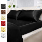 Silky-Soft Satin Sheet Set (4-Piece)