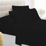 6 Piece Set: Super-Soft 1800 Series Bamboo Fiber Bed Sheets