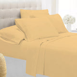 6 Piece Set: Super-Soft 1800 Series Bamboo Fiber Bed Sheets